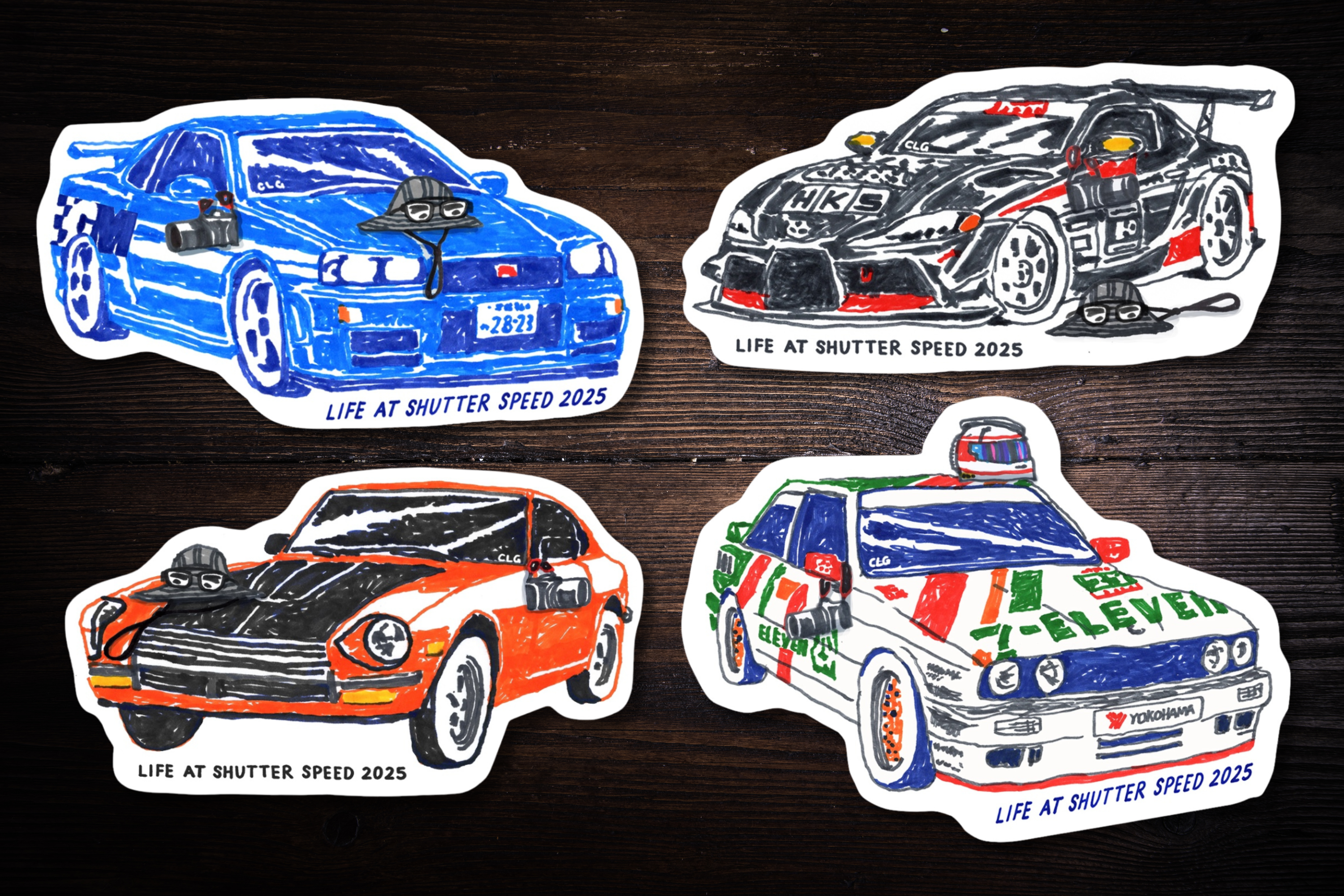 Life At Shutter Speed Sticker Pack