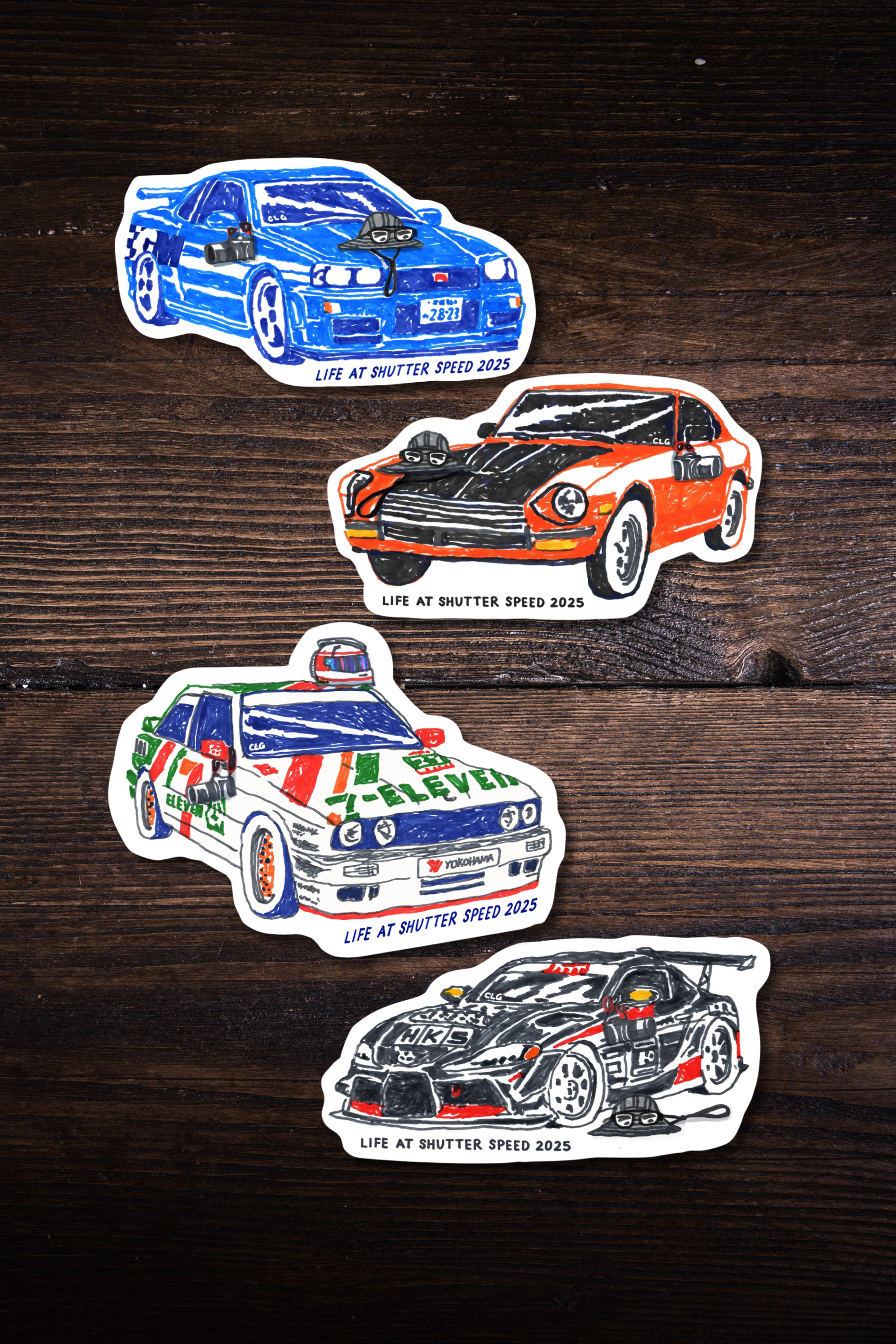 Life At Shutter Speed Sticker Pack