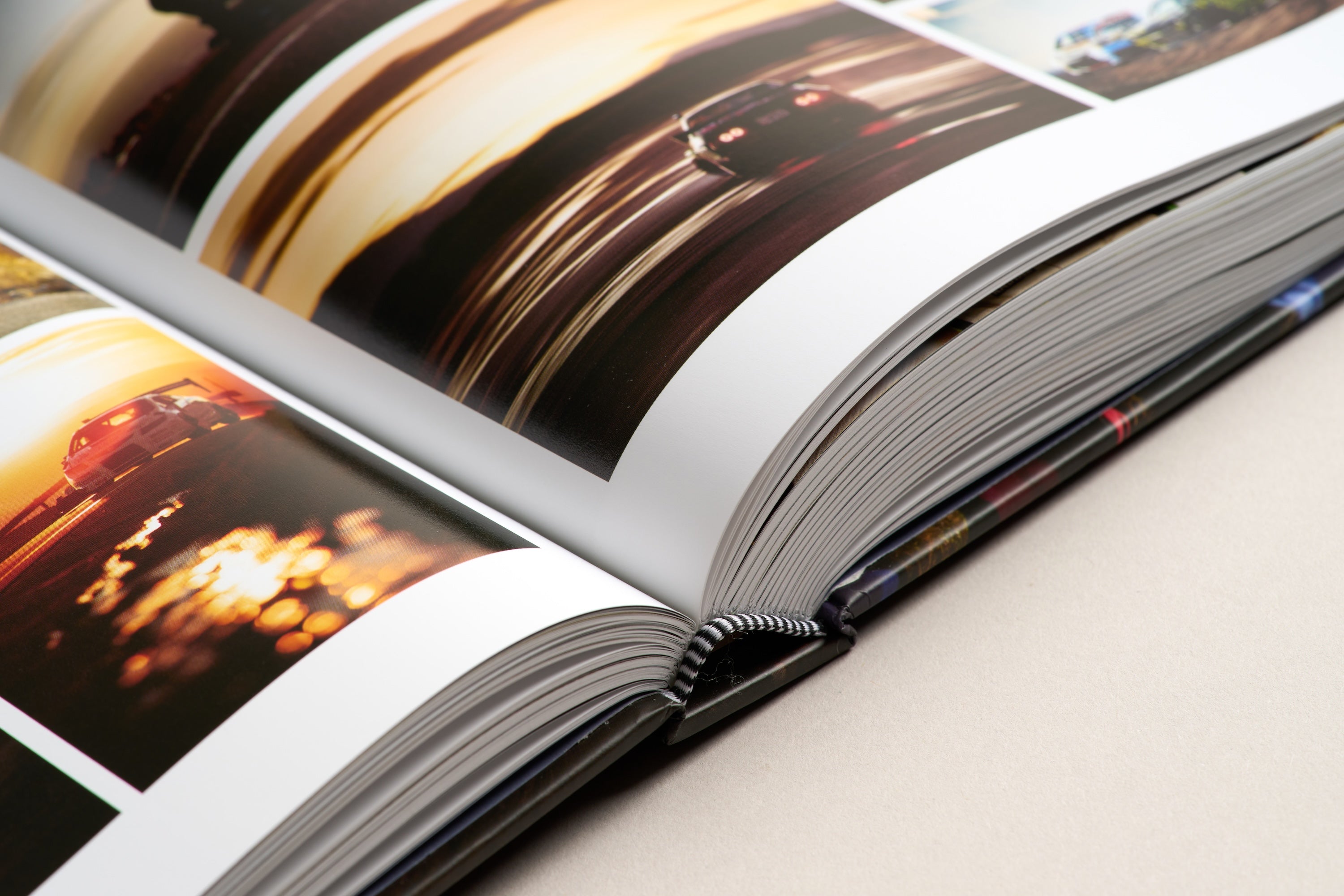 Interior photo of the Larry Chen book Life At Shutter Speed, a 400-page collector's item in hardcover photobook 14x11 format. The perfect coffee table book for auto enthusiasts featuring JDM, drifting, motorsports and car culture. Published by Carrara Media. Available now.